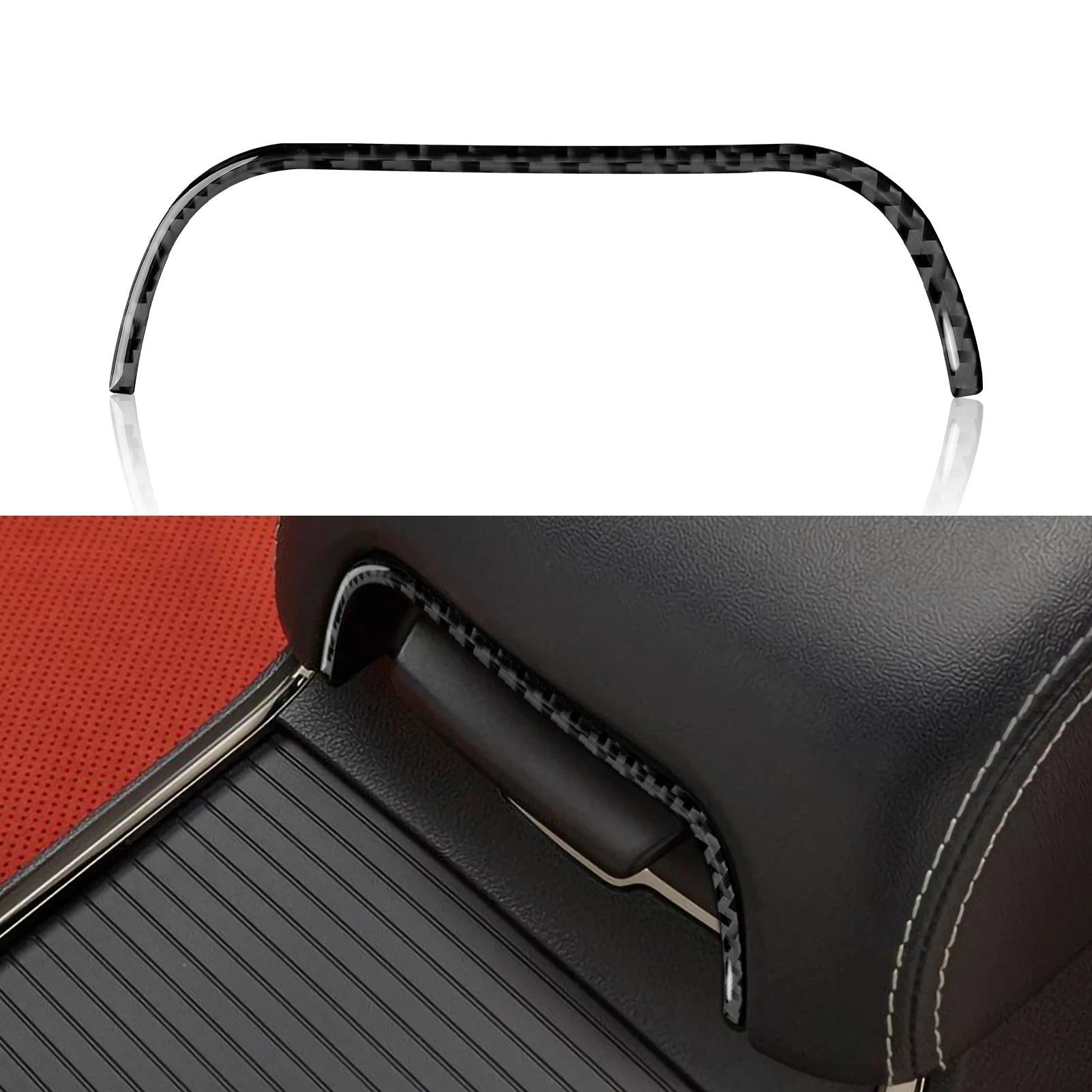 For Dodge Charger (2011-2023) Car Center Console Gear Shift Panel Soft Carbon Fiber Interior Sticker Trim Accessories Set Kit