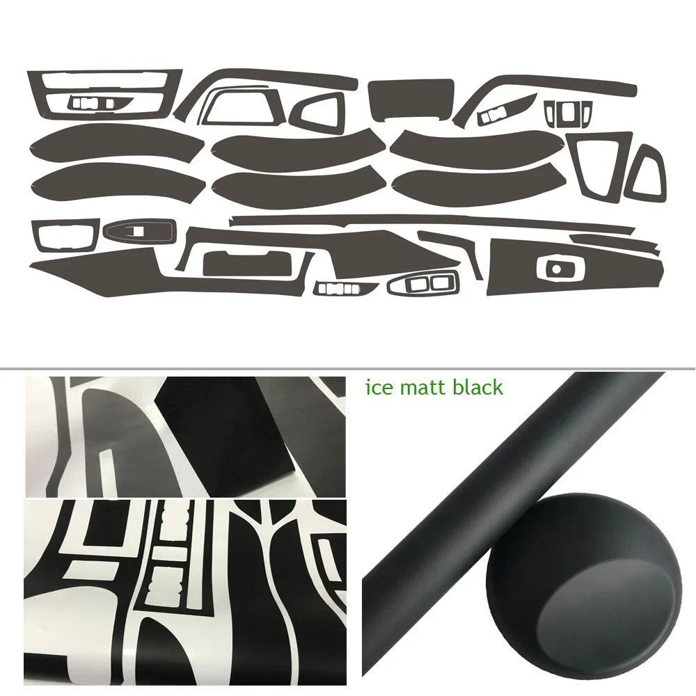 Carbon Fiber Car Interior Stickers Central Control Panel Dashboard Decal Car Styling Trim for BMW 3 Series F30 F31 2013-2019
