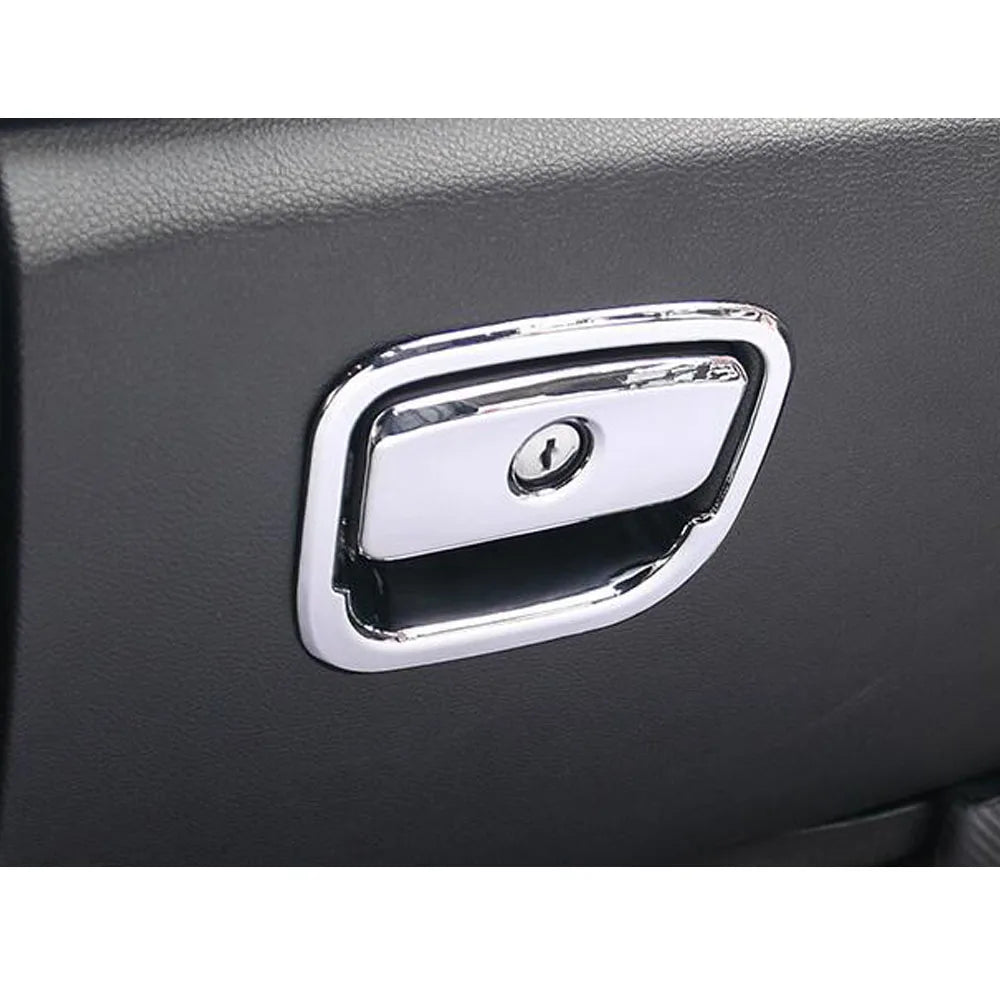 For Jeep Grand Cherokee 2014 2015 2016 2017 2018 2019 Car Sticker Styling Cover Glove Storage Box Handle Trim Frame Parts Hood