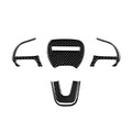 For Dodge Charger (2011-2023) Car Center Console Gear Shift Panel Soft Carbon Fiber Interior Sticker Trim Accessories Set Kit