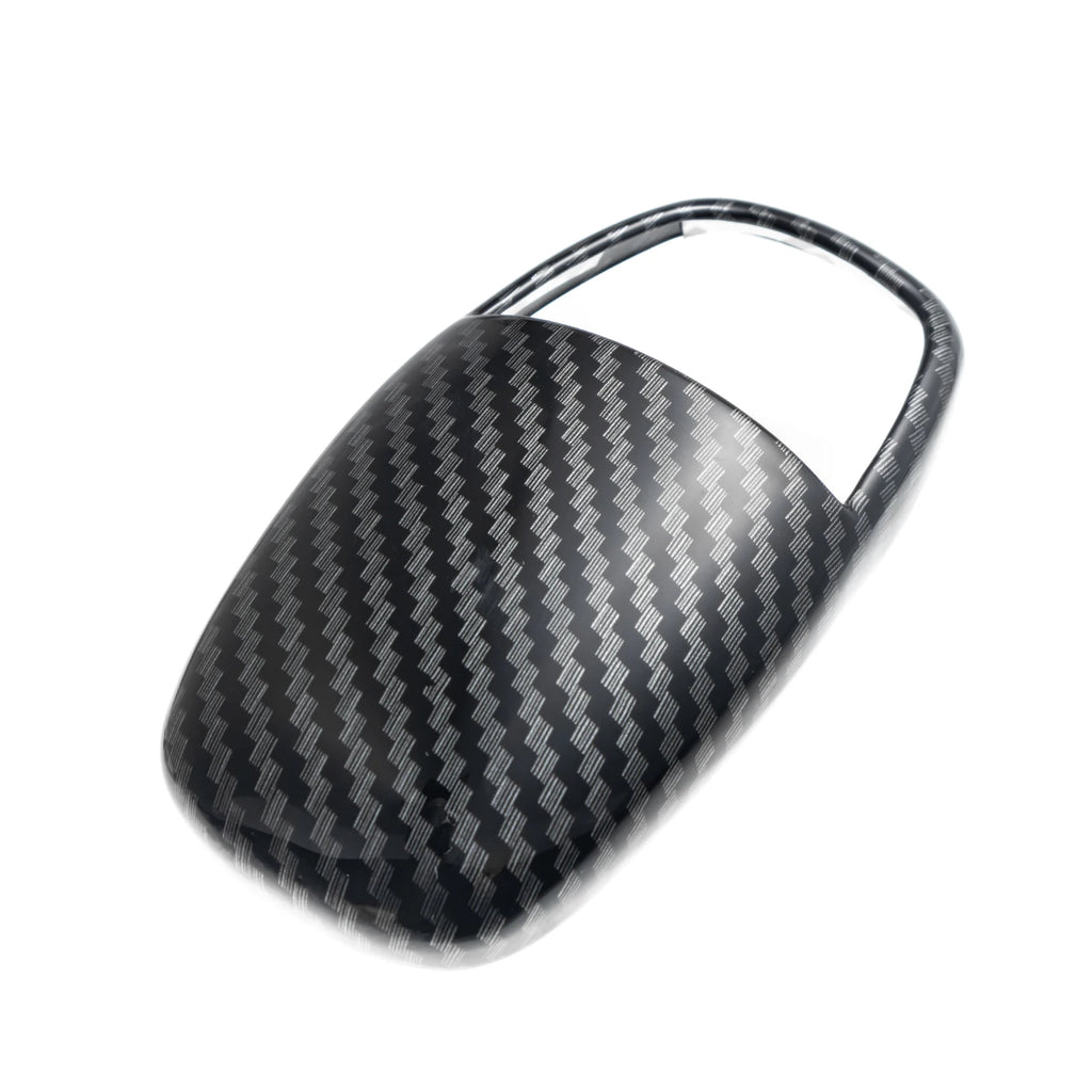 Car Gear Knob Cover Trim Sticker Carbon Fiber Print Shift Hand Ball Decoration for Dodge Challenger Charger SRT 2015-2021