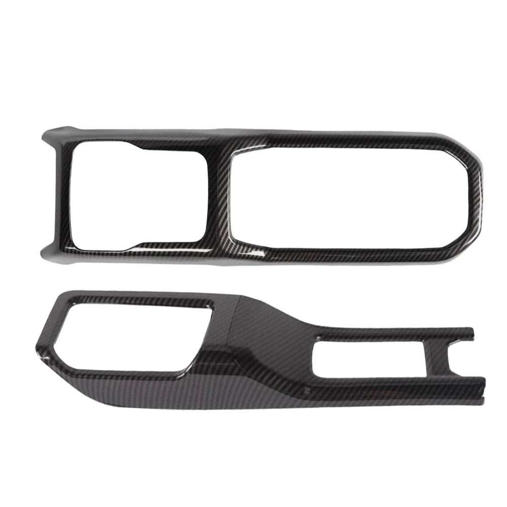 Carbon Fiber Gear Shift Panel Trim Cover For Jeep For Wrangler For JL 2018-2022 Pneumatic Tool Accessories And Parts Tools