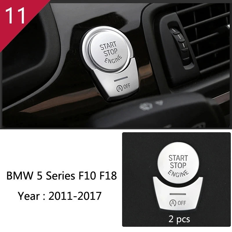 Automotive part For BMW 5 Series F10 carbon fiber Accessories car styling interior center console shift panel decorative strip