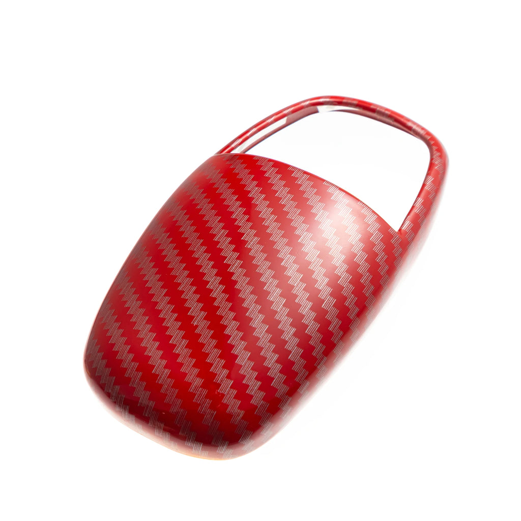 Car Gear Knob Cover Trim Sticker Carbon Fiber Print Shift Hand Ball Decoration for Dodge Challenger Charger SRT 2015-2021