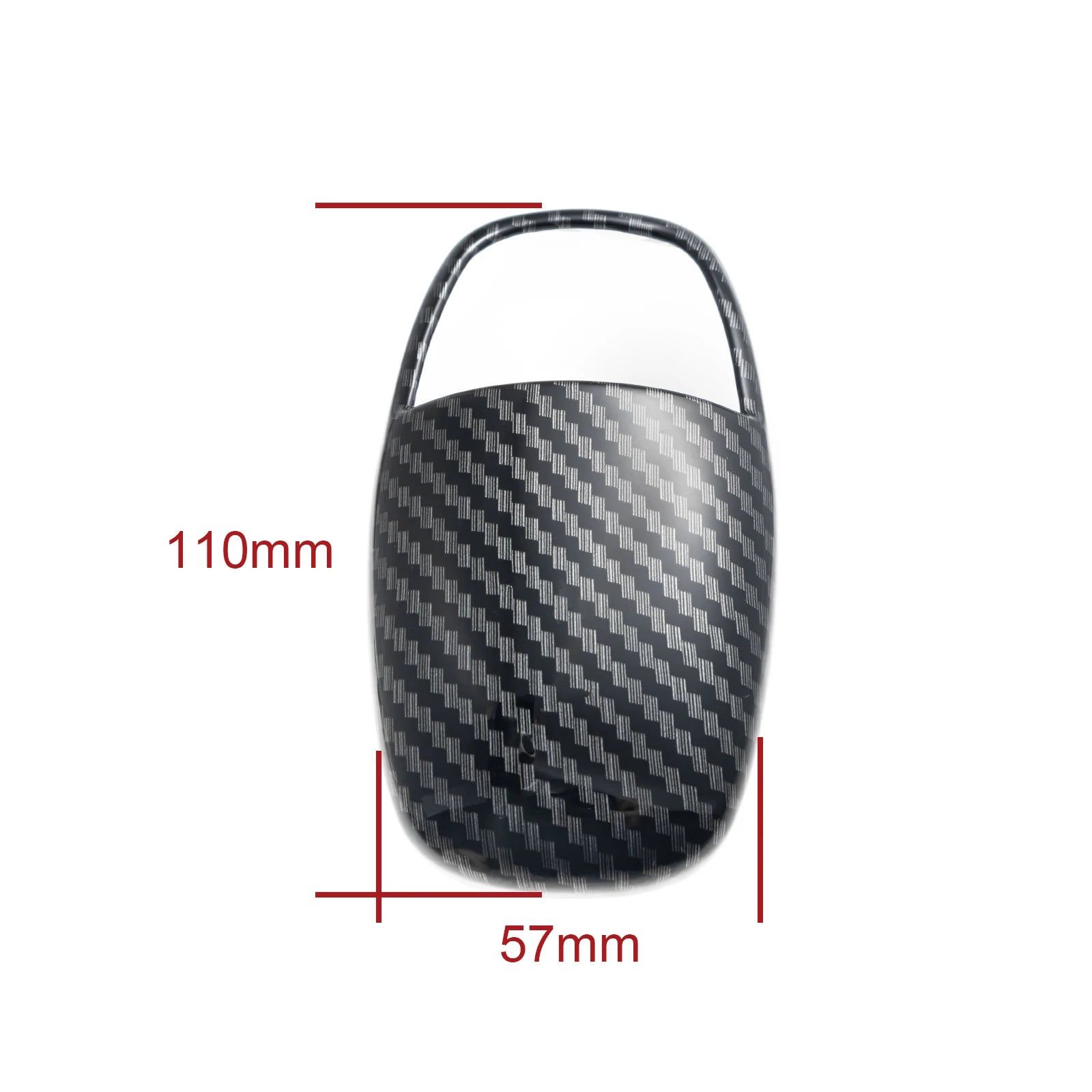 Car Gear Knob Cover Trim Sticker Carbon Fiber Print Shift Hand Ball Decoration for Dodge Challenger Charger SRT 2015-2021