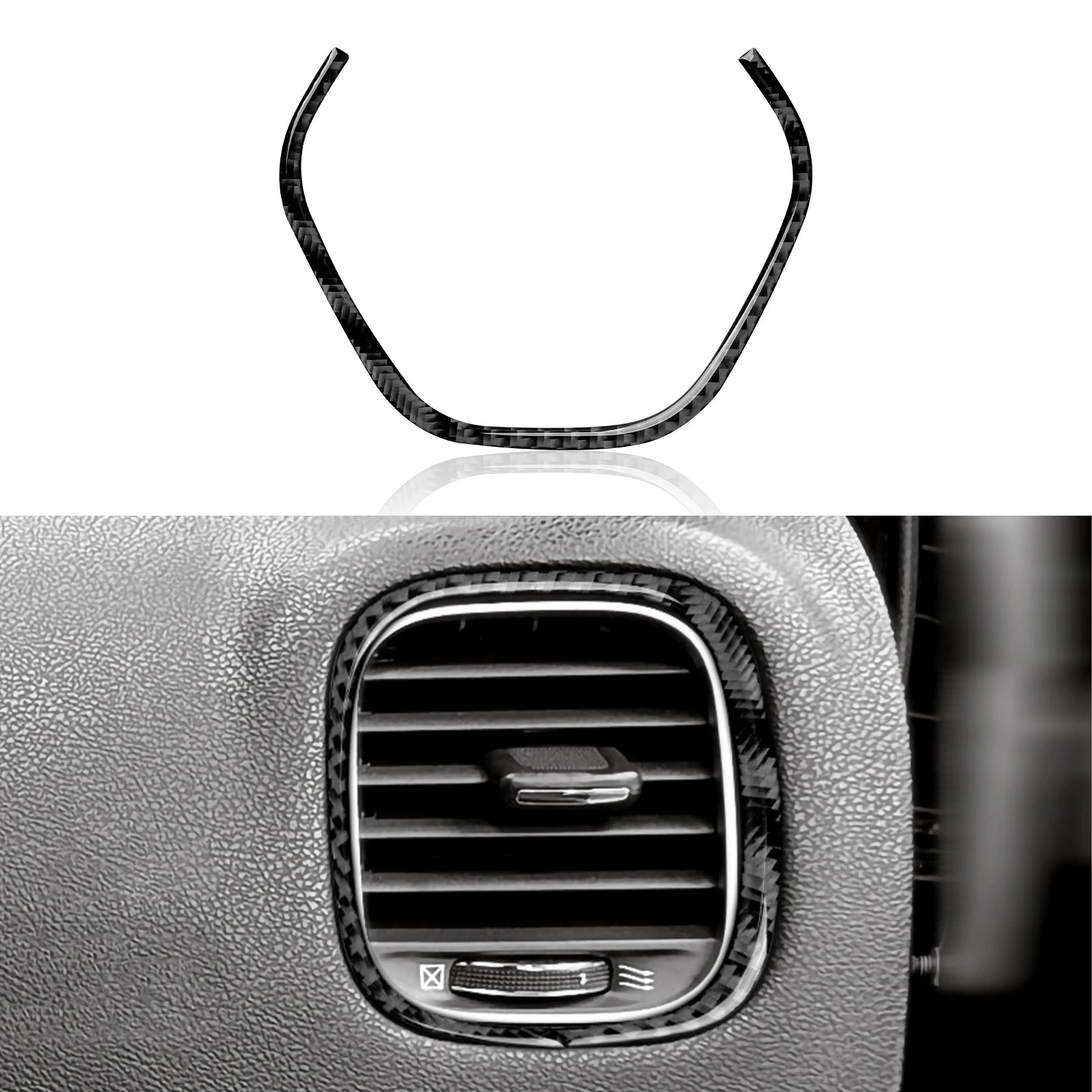 For Dodge Charger (2011-2023) Car Center Console Gear Shift Panel Soft Carbon Fiber Interior Sticker Trim Accessories Set Kit