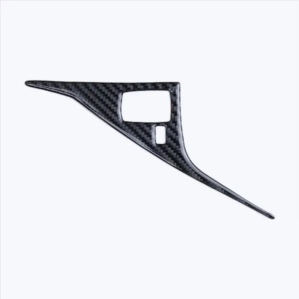 DB-For Infiniti Q50 Q60 2014-2020 Car Interior Center Console Panel Real Carbon Fiber