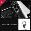 Automotive part For BMW 5 Series F10 carbon fiber Accessories car styling interior center console shift panel decorative strip