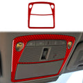 Inner Roof Reading Lifht Frame Car Accessories Interior Cover Trim Modification For INFINITI Q50 2014-2020 Carbon Fiber Sticke