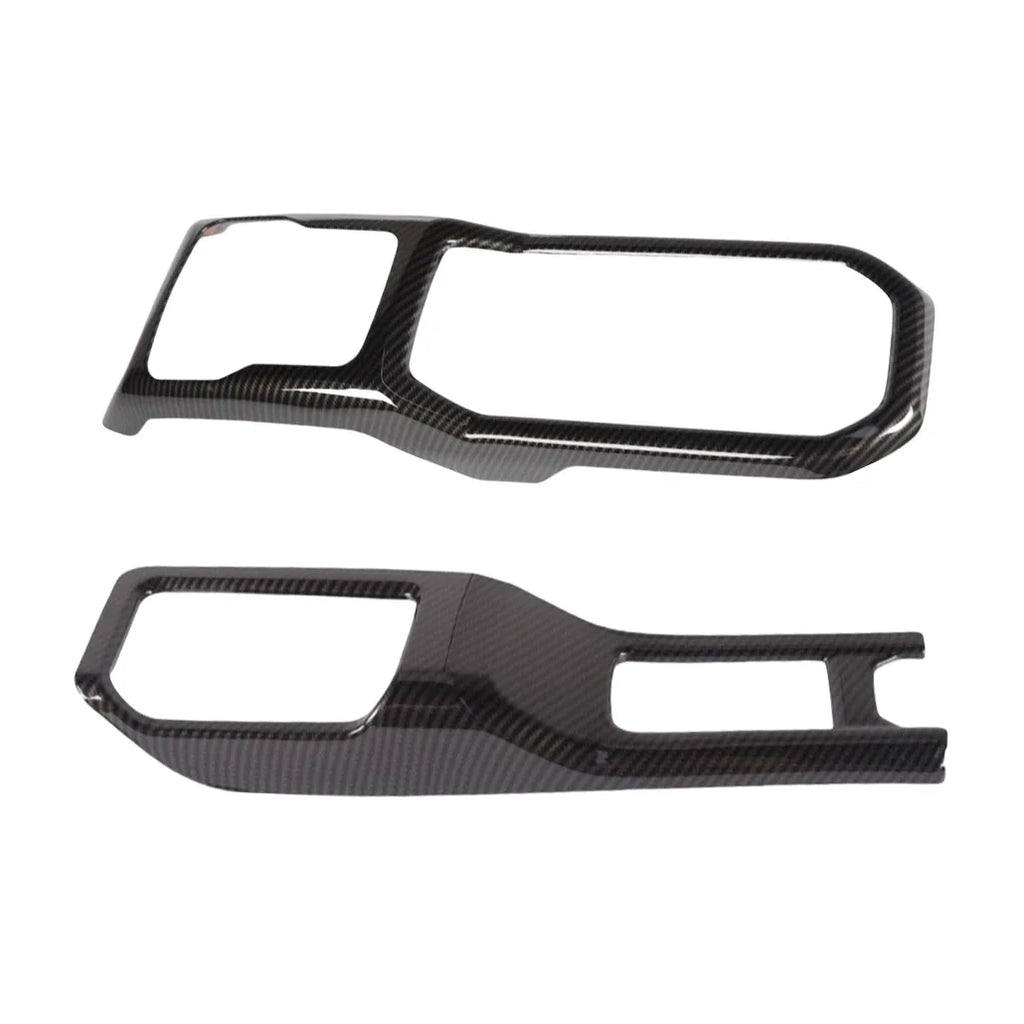 Carbon Fiber Gear Shift Panel Trim Cover For Jeep For Wrangler For JL 2018-2022 Pneumatic Tool Accessories And Parts Tools