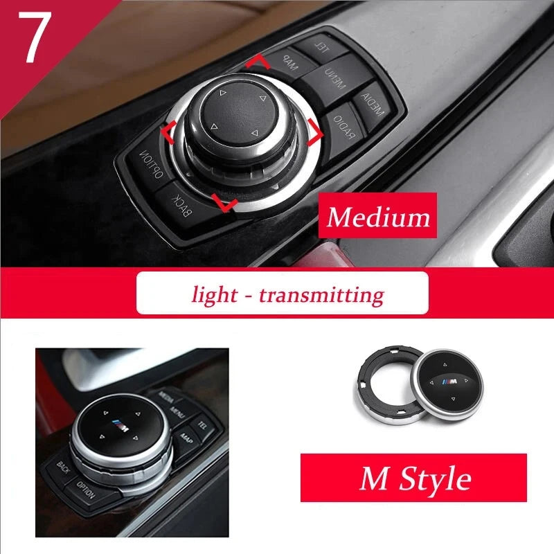 Automotive part For BMW 5 Series F10 carbon fiber Accessories car styling interior center console shift panel decorative strip