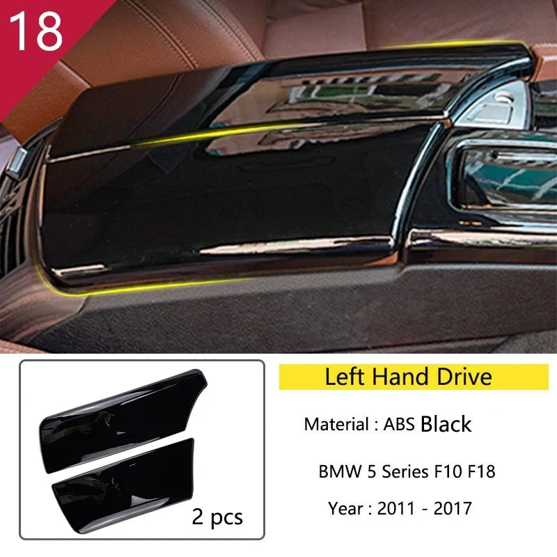 Automotive part For BMW 5 Series F10 carbon fiber Accessories car styling interior center console shift panel decorative strip
