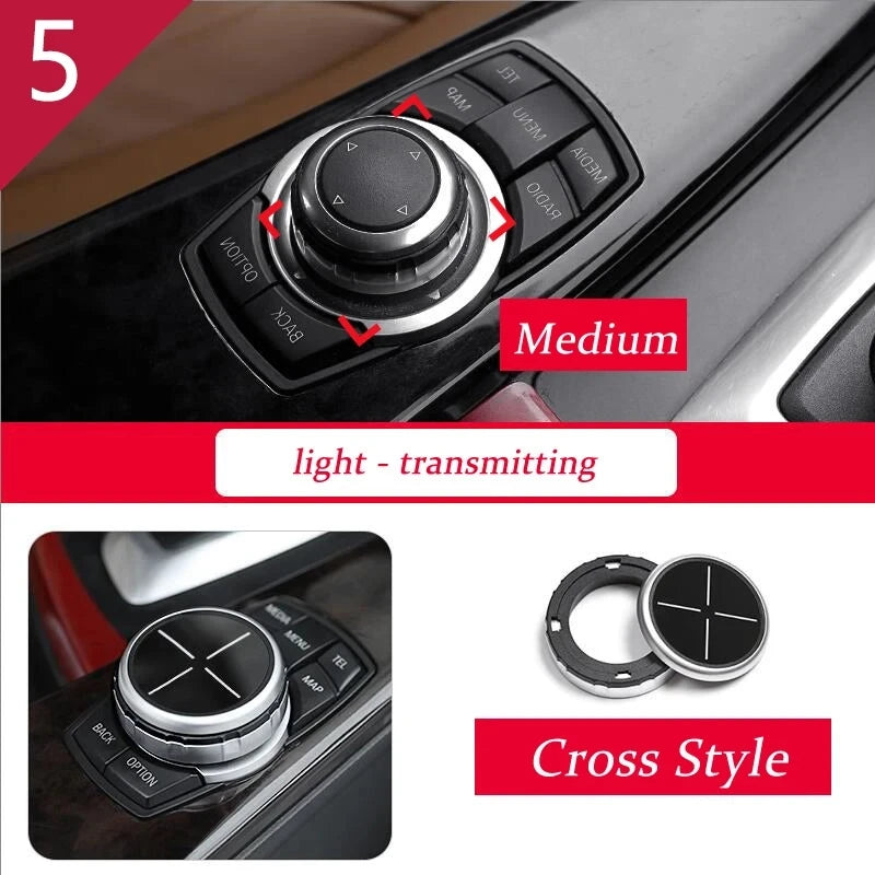 Automotive part For BMW 5 Series F10 carbon fiber Accessories car styling interior center console shift panel decorative strip