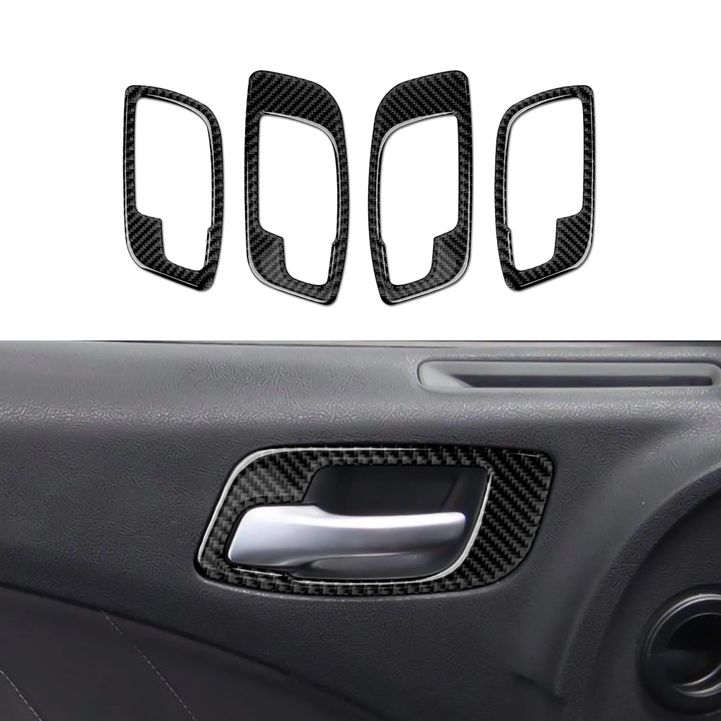 For Dodge Charger (2011-2023) Car Center Console Gear Shift Panel Soft Carbon Fiber Interior Sticker Trim Accessories Set Kit