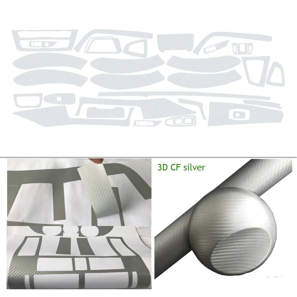 Carbon Fiber Car Interior Stickers Central Control Panel Dashboard Decal Car Styling Trim for BMW 3 Series F30 F31 2013-2019