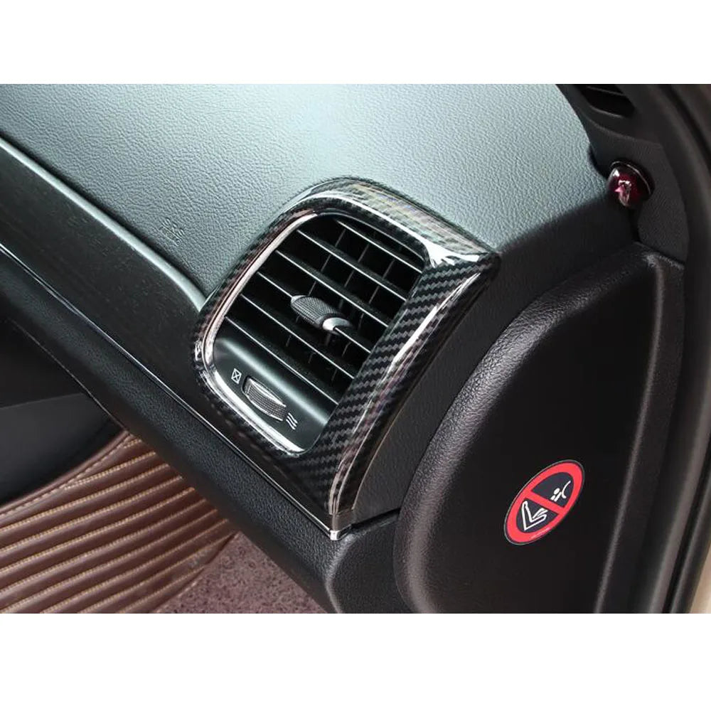 For Jeep Grand Cherokee 2014 2015 2016 2017 2018 2019 Car Sticker Front Left Right Air Conditioning Outlet Vent Trim Parts 2pcs