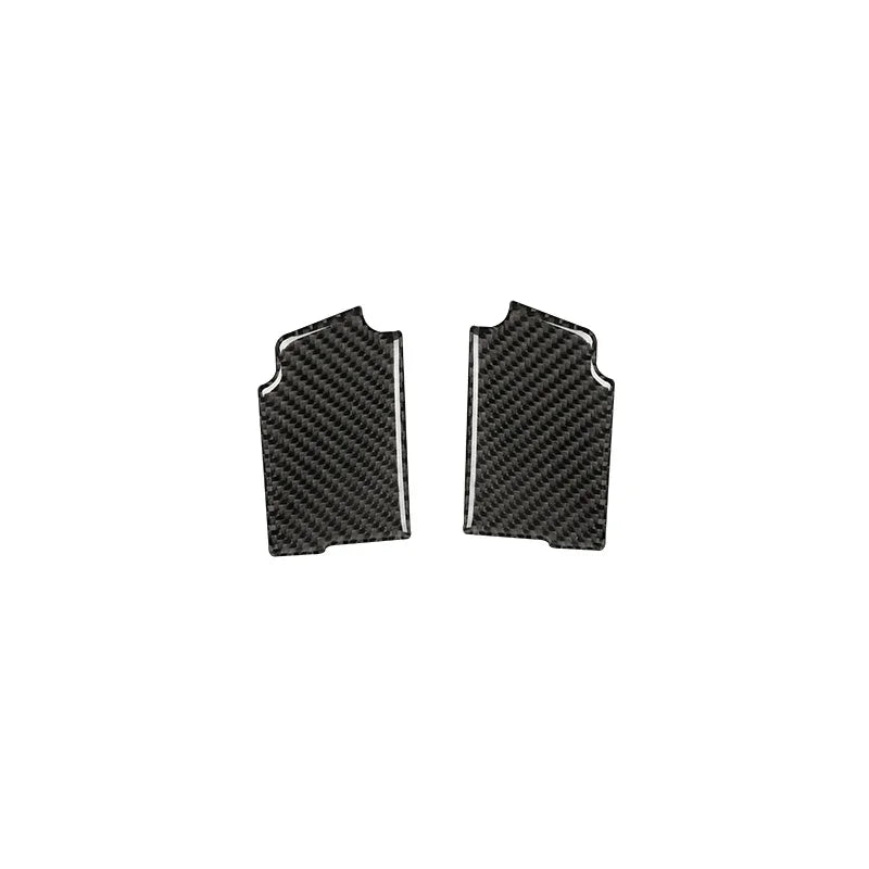 For Ford Mustang GT 2015 - 2021 Carbon Fiber Styling Interior Stickers Car Door Handle Frame Decoration Stickers Trim Cover