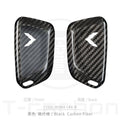 T-carbon Carbon Fiber Car Key Case Cover Fit For Chevrolet C8 Camaro Car Interior Accessories Key Fob Protect Car Key