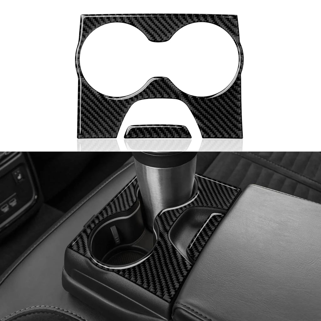 For Dodge Charger (2011-2023) Car Center Console Gear Shift Panel Soft Carbon Fiber Interior Sticker Trim Accessories Set Kit