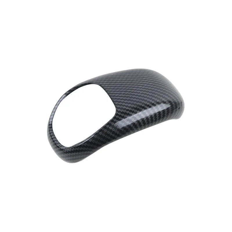Carbon Fiber Pattern Car Gear Shift Knob Protective Cover Car Gear Handle Head For Jeep Grand Cherokee 2014-16 Inner Accessories
