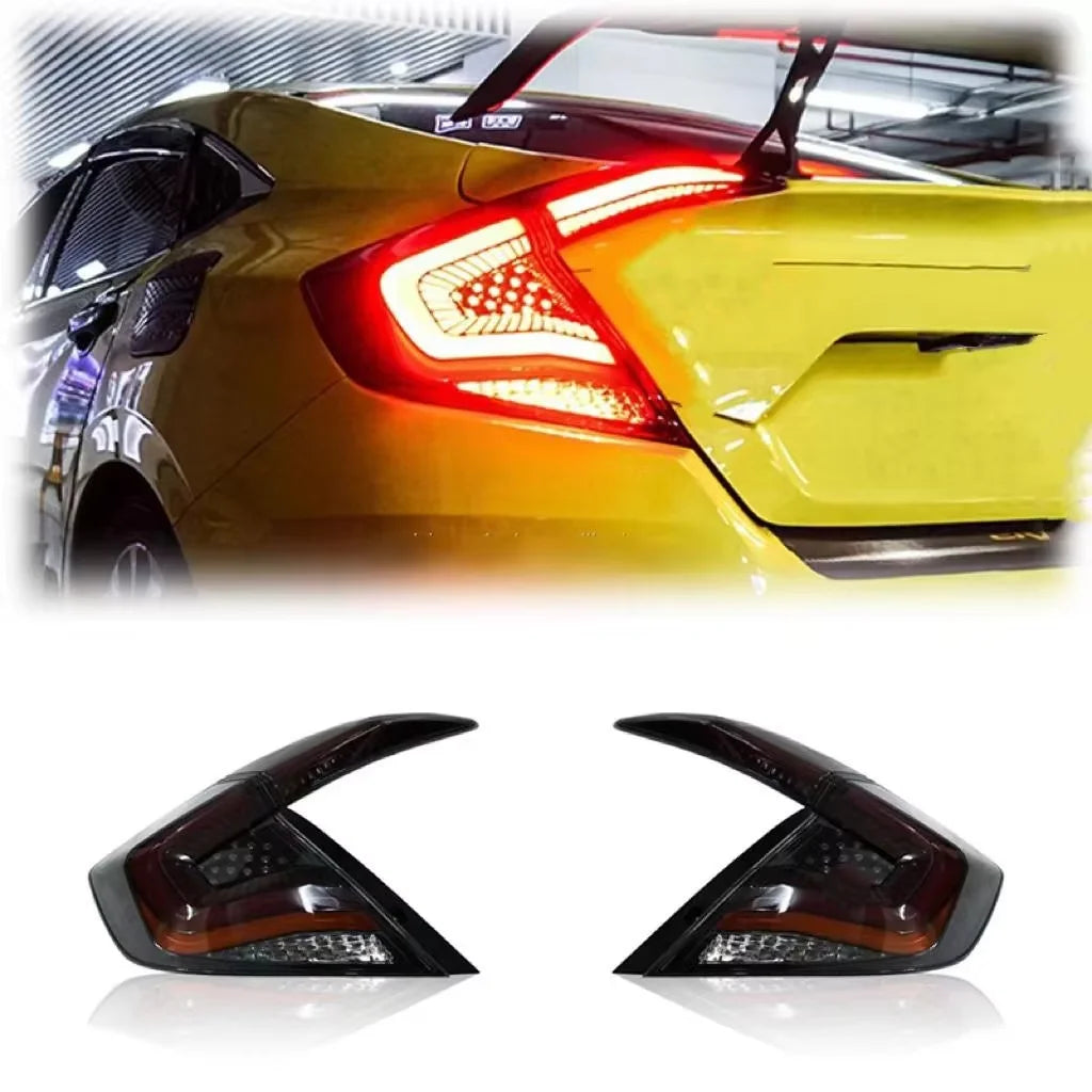 LED Tail Lights Assembly for Honda Civic 2016-2021 Rear Lamps
